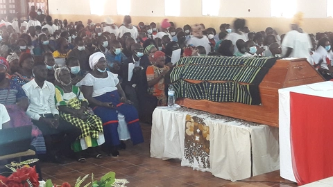 Funeral di Domingas Arriaga